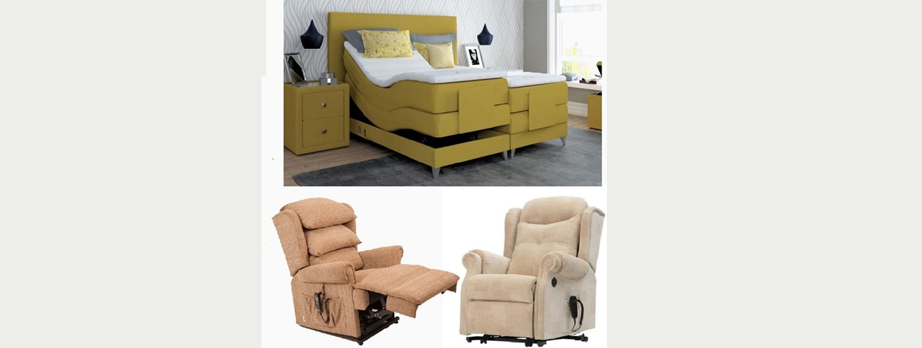 Adjustable Beds and Rise & Recline Chairs for Next Day Delivery
